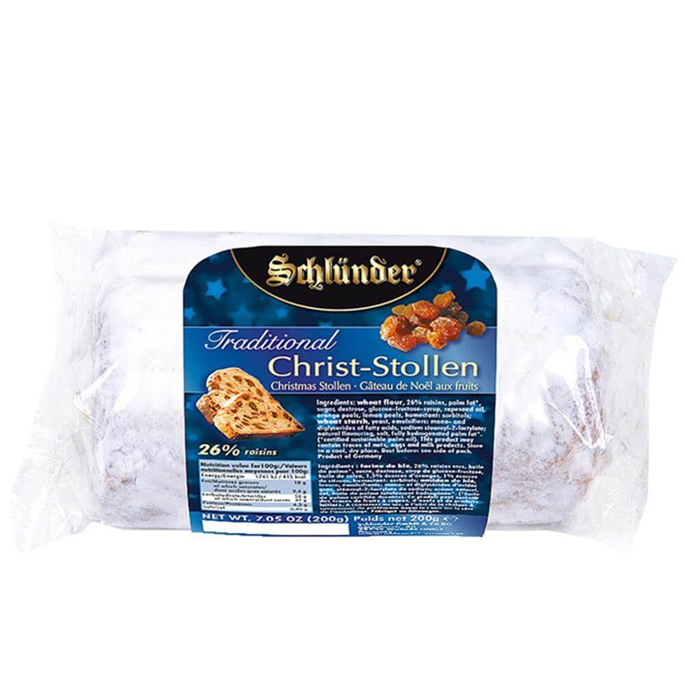 Schlunder Traditional Christmas Stollen Cake 200g